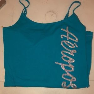 Aeropostale Thin Strap Blue Tank